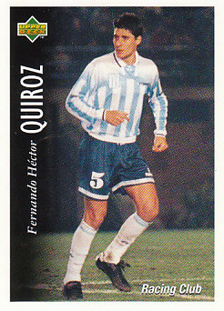 Fernando Hector Quiroz Racing Club 1995 Upper Deck Futbol Argentina #46